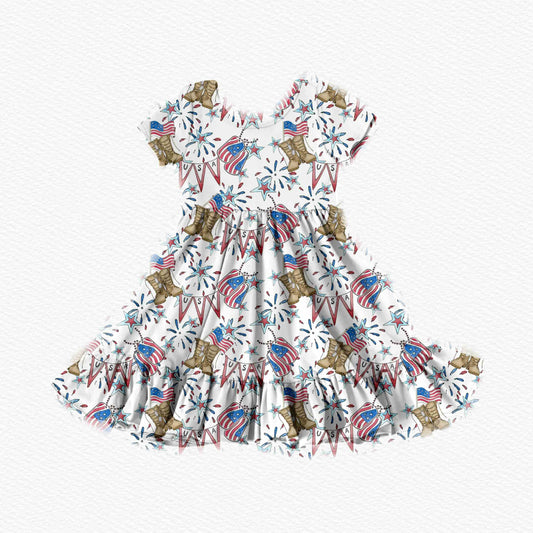 Liberty Boots Youth Twirl Dress *RTS*