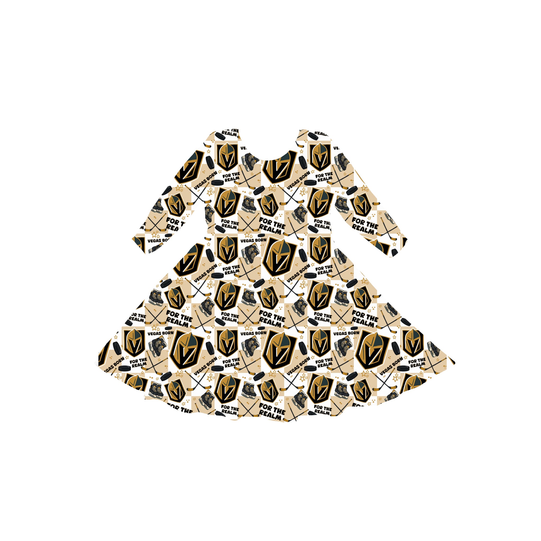 Las Vegas Hockey Youth Twirl Dress **PreOrder**