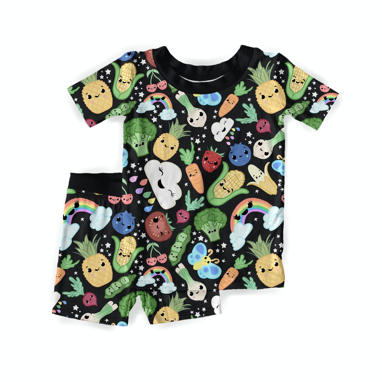 Dancing Fruits Youth Short Set **PreOrder**