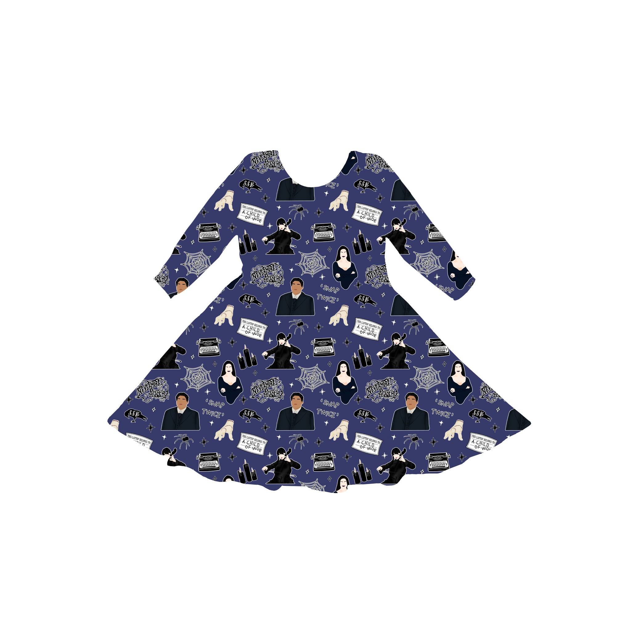 Forever Nevermore Youth Twirl Dress **PreOrder**