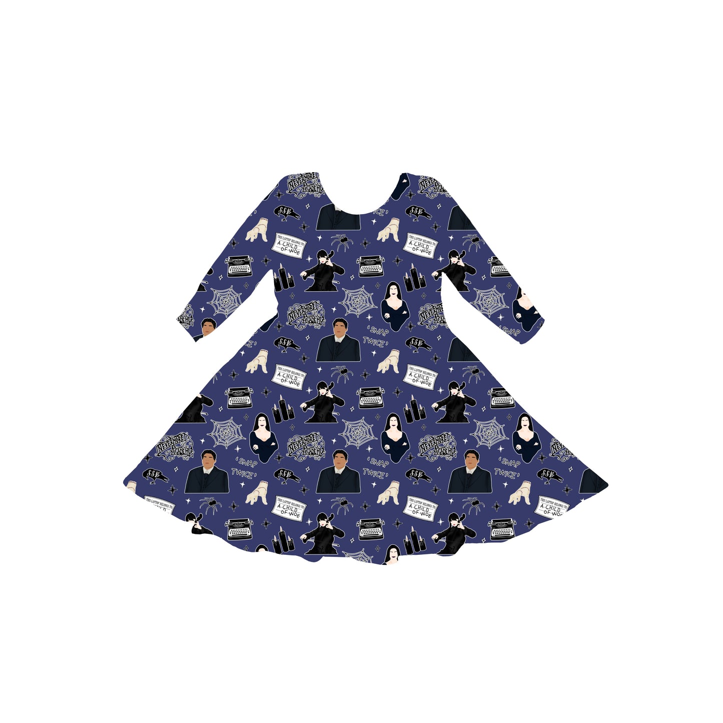 Forever Nevermore Youth Twirl Dress *RTS*