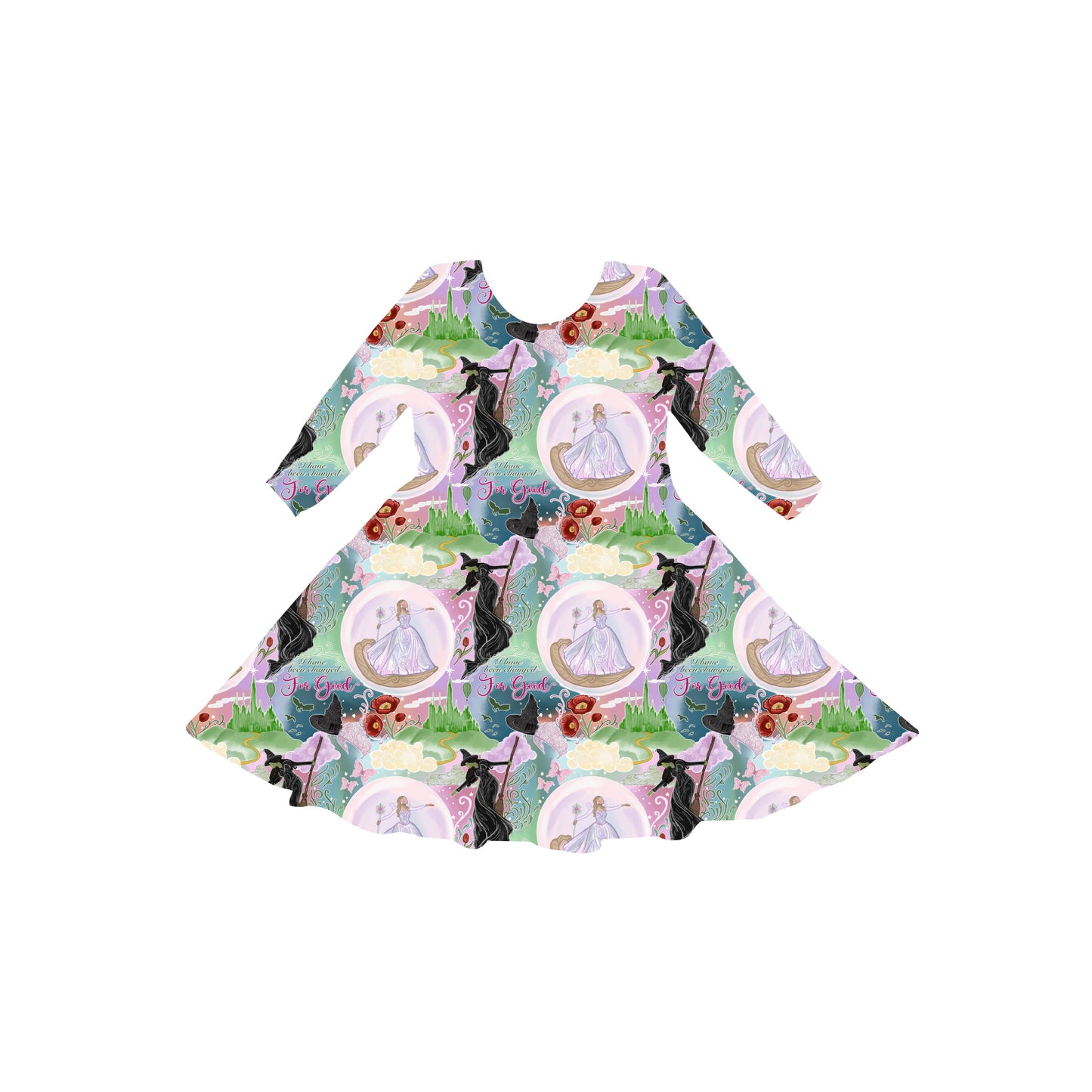 Wickedly Wonderful Youth Twirl Dress *RTS*