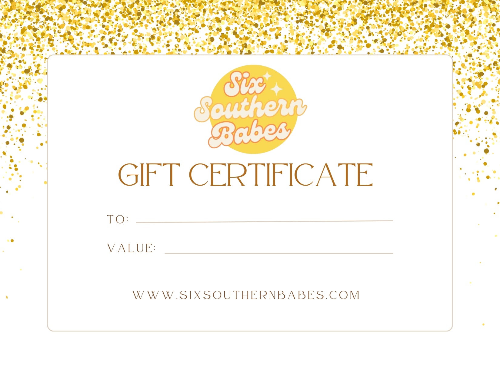 Six Southern Babes Gift Card