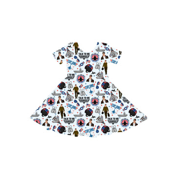 Talk To Me Goose Youth Twirl Dress *RTS*