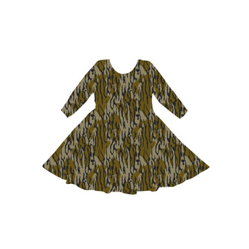 Camo Chaos Youth Twirl Dress **PreOrder**