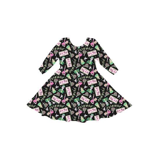 Zombie Zone Youth Twirl Dress *RTS*